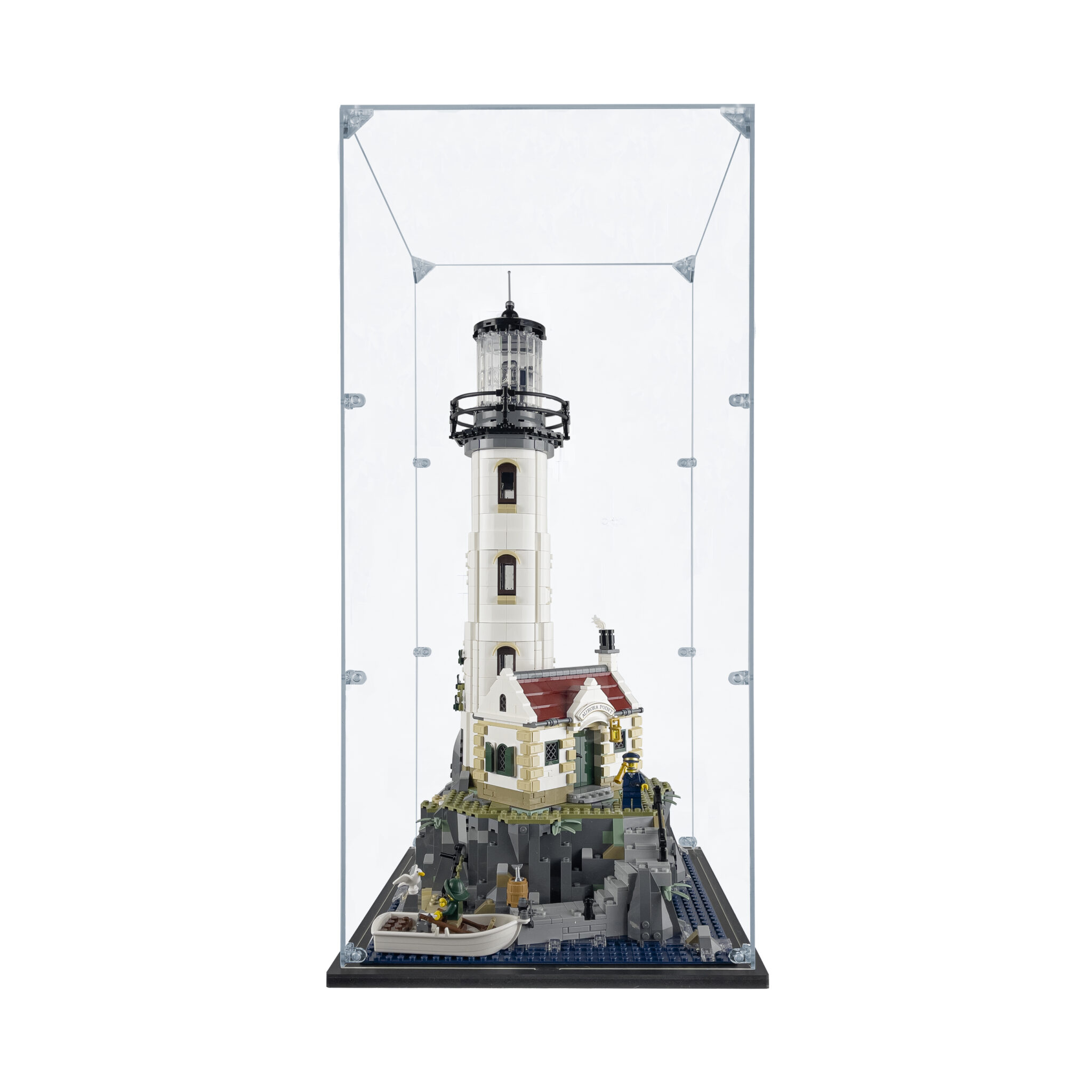 display-case-for-lego-motorized-lighthouse-21335