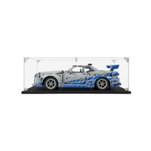 Display Case for LEGO 2 Fast 2 Furious Nissan Skyline GT-R (R34) Car #42210